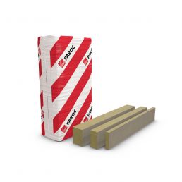 Mineraalvilla Paroc CGL 20cy, kaks halli vart ja punase-valge triibuline pakend.